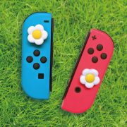 Switch用 アナログスティックカバーVer ホワイトフラワー ALG